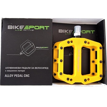 Image 1 of BikeSport 905, pedal body: one piece nylon; colour: yellow (am6177)