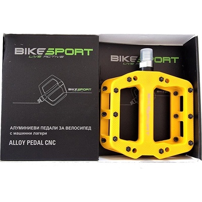 BikeSport 905, pedal body: one piece nylon; colour: yellow (am6177)