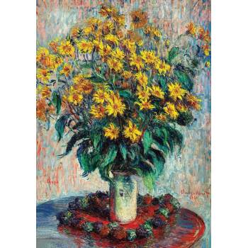 Art Puzzle - Puzzle Claude Monet: Jerusalem Artichoke Flowers - 1 000 piese