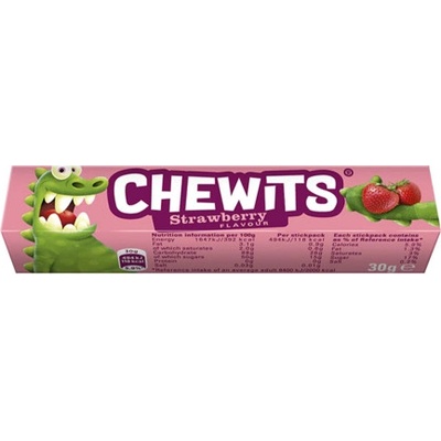 Chewits žvýkací bonbony s jahodovou příchutí 30 g