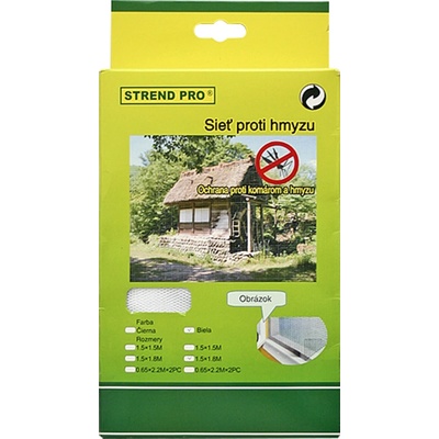 FlyScreen2 Sieť 220x65 cm, proti hmyzu a komárom, na balkónové dvere, čierna PE 2 ks