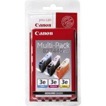 Canon КОМПЛЕКТ ЗА CANON i550/850/6100/6500/S400/500/600/S45000/BJC-3000/6000 - Multi pack - BCI-3eC/3eM/3eY - заб. : 3x13ml (BS4480A262AA)