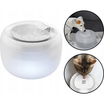 WAUDOG Automatická fontána pre psov a mačky s osvetlením, 2,5 l