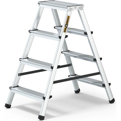 DRABEST Двустранна алуминиева стълба DRABEST 2x4 (03082400)