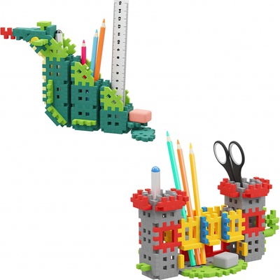 Marioinex MINI WAFFLE Organizéry na stůl dobrodružství 140 ks