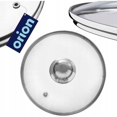 Orion pokrievka sklenená nerez úchyt 16cm