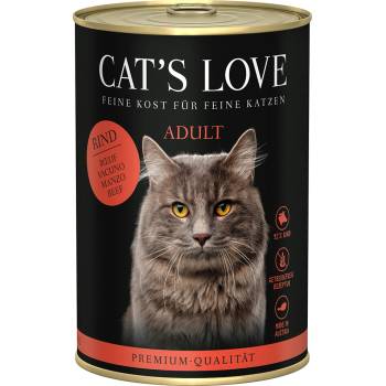 Cat's Love čisté hovězí 24 x 0,4 kg