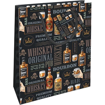Nekupto Dárková taška střední Whiskey