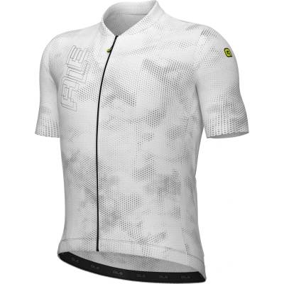 Alé Мъжка фланелка с къс ръкав за колоездене Alé PR-E Follow Me 2.0 S/S Jersey Cycling jersey - White - размер XXL (056-3944-0317)