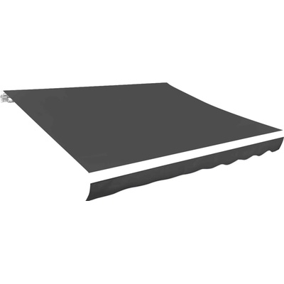Haba Plachta na markýzu antracitová 500 x 300 cm plátěná