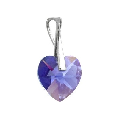 iŠperky Strieborný prívesok srdiečko Swarovski ID|108396