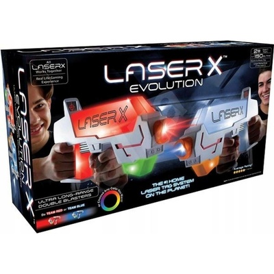 TM Toys Laser X Long Range Evolution sada pro 2 hráče dosah 150 metrů
