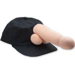  Шапка с голям плюшен пенис, черна - Black Penis Cap (D-236746)
