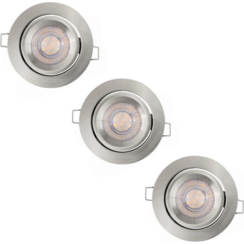 OSRAM - Комплект от 3 димируеми вградени LED осветителни тела LED/4, 9W/230V (P225809)