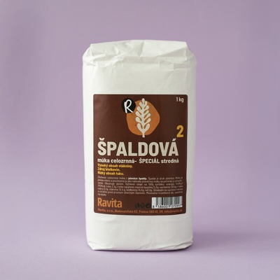 Ravita Špaldová múka celozrnná špeciál stredná 1 kg