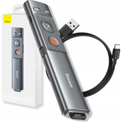 Baseus Orange Dot Wireless Presenter WKCD000013 – Zboží Živě
