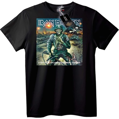 NOONEBRAND Тениска Iron Maiden A Matter of Life and Death Tour - 2XL, White