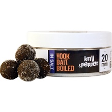 The ONE Boilies v soli The Big One Hook Baits in Salt 120 g 20 mm Krill Pepper