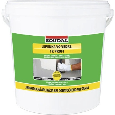 Soudal Lepenka vo vedre 1K PROFI 3 kg