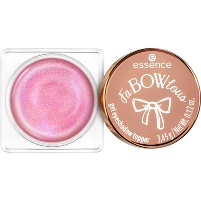 essence FaBOWlous gélové očné tiene s trblietkami 01 Bow, So Dazzling! 3,45 g