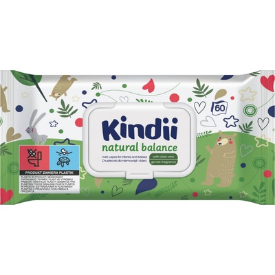 Kindii Sensitive Detské obrúsky 60 ks