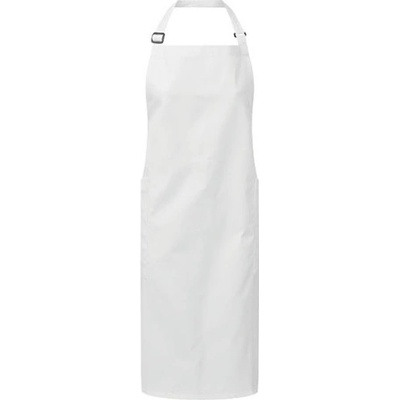 Premier Workwear Zástera z recyklovaného materiálu a biobavlny PR120 White 86 x 72 cm