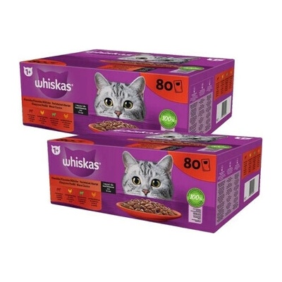 Whiskas Adult kapsičky 160x85 g
