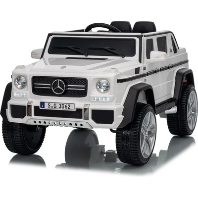 ROLLZONE Mercedes-Maybach G650 12V - Детски акумулаторен джип, Бял, EVA гуми (G650-S-white)