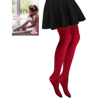 Lady B GIRL MICRO 50 DEN Silonové punčochy beet red – Sleviste.cz