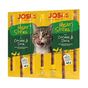JosiCat JOSERA JosiCat Месни пръчици с пилешко и патешко месо 35г (7 броя)