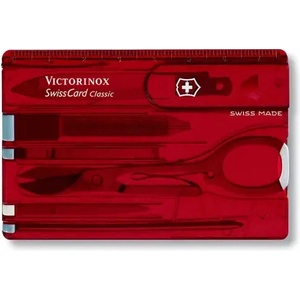 Victorinox Швейцарски джобен нож-карта Victorinox SwissCard Ruby (0.7100.T)