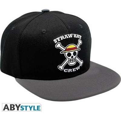 One Piece Kšiltovka Skull černo-šedá