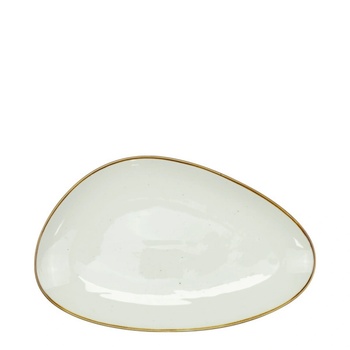 Image 1 of Horecano - Порцеланово плато триъгълно 28x17, 5xh2см ARIZONA GLISS-(AG1961-11) (0156474)