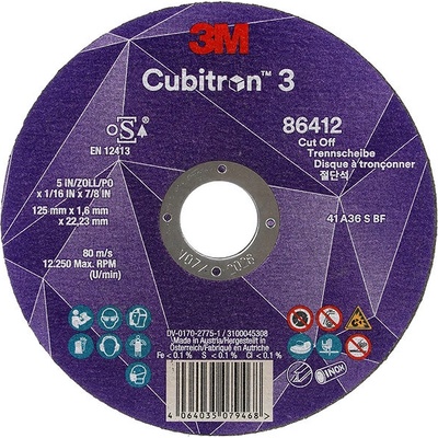 3M Cubitron 3 Řezný kotouč 115 x 1,6 mm 89573 7100304003 2 ks