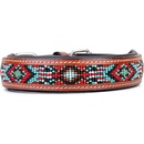 Kay-line kožený obojok Aztec