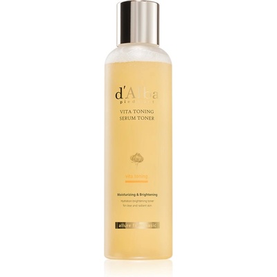 d'Alba Vita Toning Serum Toner хидратиращ тоник за освежаване и изглаждане на кожата 180ml