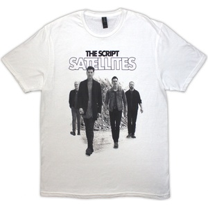 The Script Satellites Photo Тениска с къс ръкав White L (SCRITS03MW03)