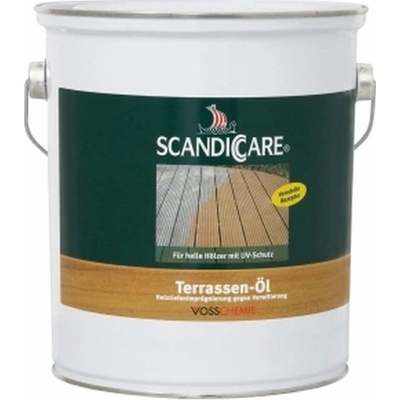 Terasový olej světlý 1 l - švédská červená C8.40.30 | Scandiccare