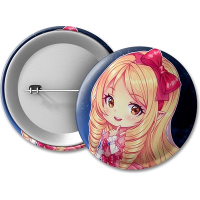 Animerch Placka Blonde Kawaii - 50 mm