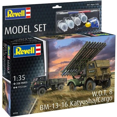 REVELL ModelSet military 63338 W.O.T. 8 BM-13-16 Katyusha/Cargo 1:35