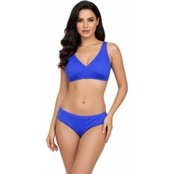 Дамски бански в синьо с малки камъчета