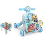 Chipolino Музикална играчка на колела 3 в 1 Chipolino - Мече, синя (MIKBEA0231BL) Проходилка