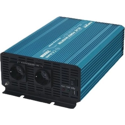 Carspa P2000UR-242 24V/230V, 2000W, USB, čistý sinus | Zboží Auto