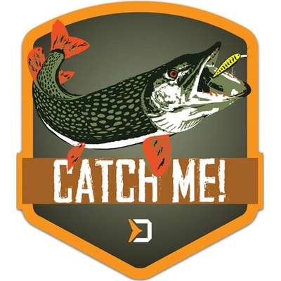 Nálepka Delphin CatchME! Šťuka