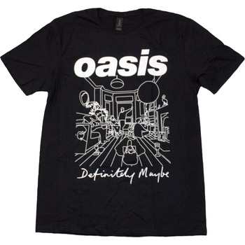 Oasis Риза Definitely Maybe Line Drawing Unisex Black L (OASTS30MB03)