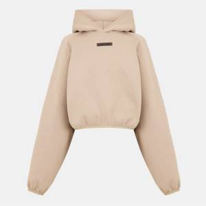 Fear of god essentials Суичър FEAR OF GOD ESSENTIALS Women's Modern Fit Over-the-Head Hoodie - Timber