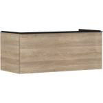 Hansgrohe Xelu Q - Шкафче за умивалник, 50x118x55 см, 1 чекмедже, естествен дъб/матово черно 54064670 (54064670)