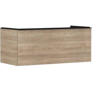 Hansgrohe Xelu Q - Шкафче за умивалник, 50x118x55 см, 1 чекмедже, естествен дъб/матово черно 54064670 (54064670)