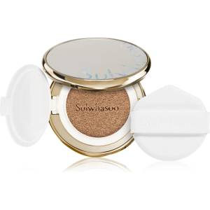 Sulwhasoo Perfecting Cushion дълготраен грим в гъбичка SPF 50+ + резервен пълнител цвят 23N1 Sand 2x15 гр