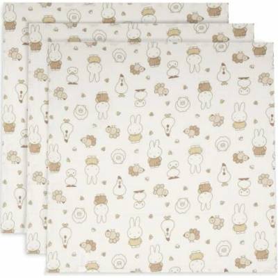 Jollein 70x70 cm Miffy Family Farm 3 ks